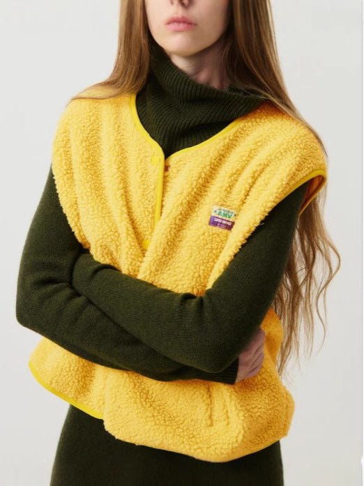 Soft Comfort Women’s Vest with Buttons | Cozy & Lightweight Style