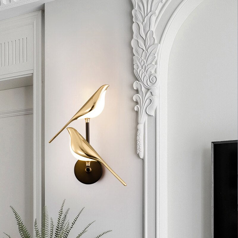 Bordik | Modern Bird Wall Lamp