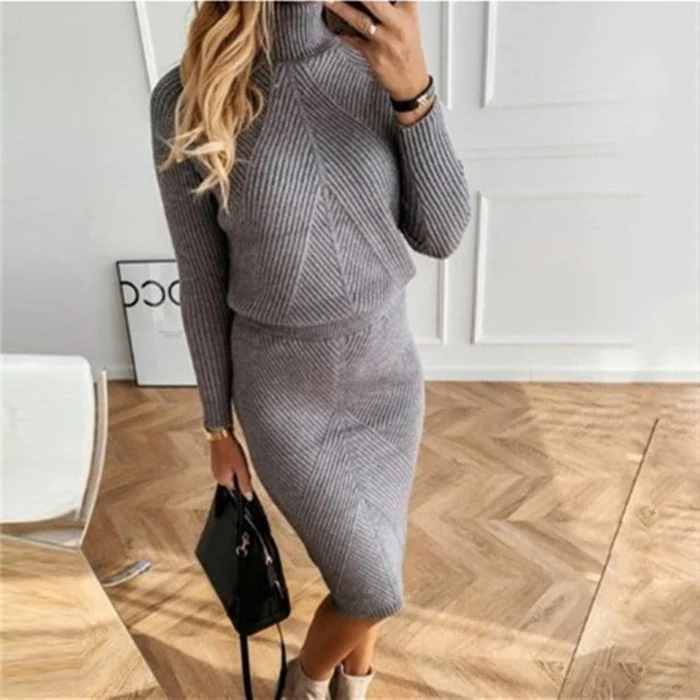 Emara | Comfortable Knit Sweater Dress for Women