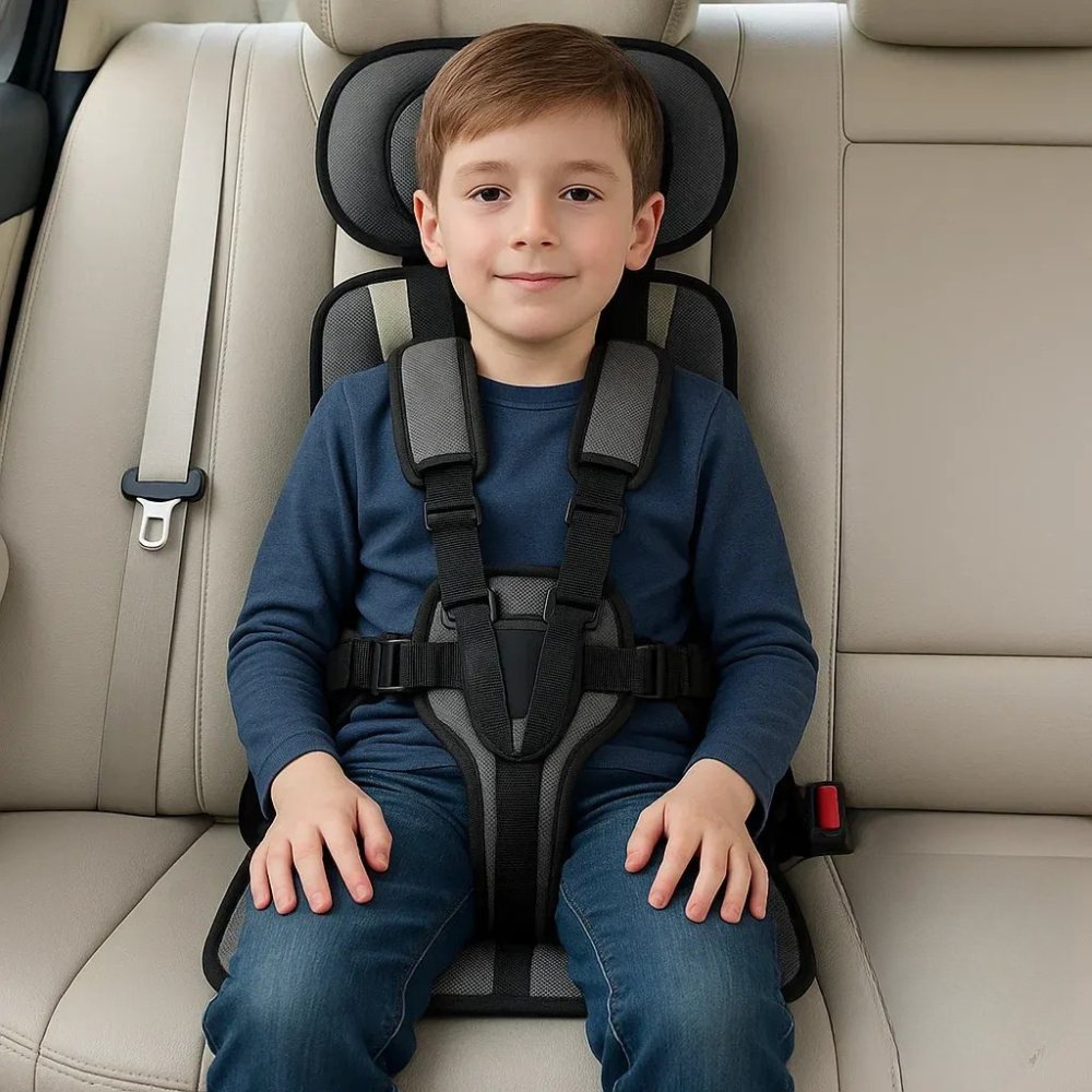 Travel Booster Seat | Comfortable & Portable Child Car Seat for Ages 1–14