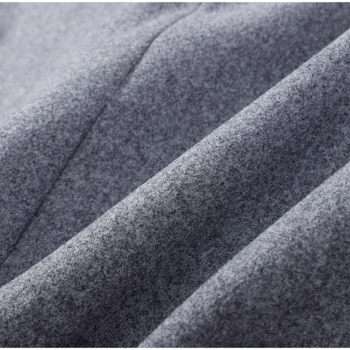 Women’s Warm Long Coat | High Collar & Double-Breasted Buttons