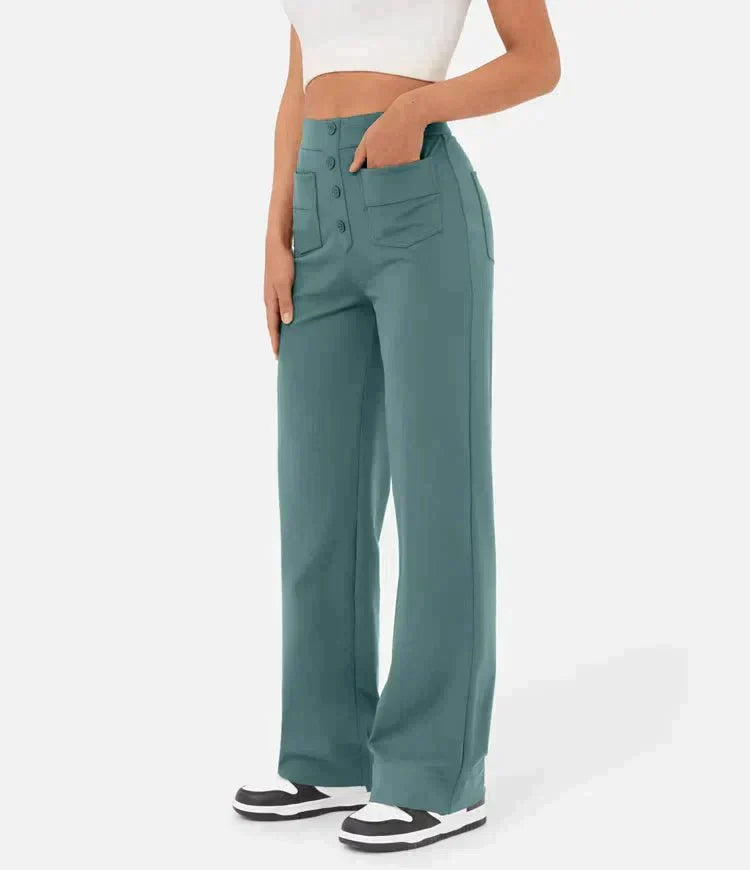 Denise | Stretch High-Waist Trousers for Women
