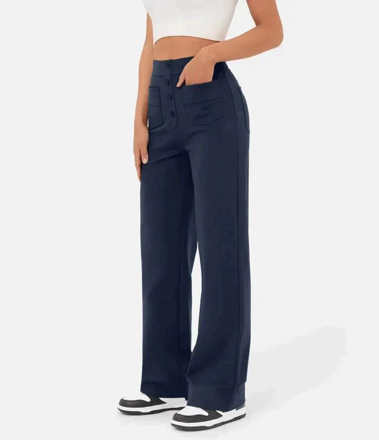 Denise | Stretch High-Waist Trousers for Women