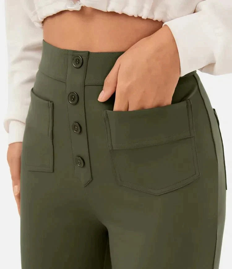 Denise | Stretch High-Waist Trousers for Women