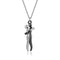 Couple Embrace Pendant Necklace