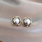 Elegant Black Pearl Stud Earrings
