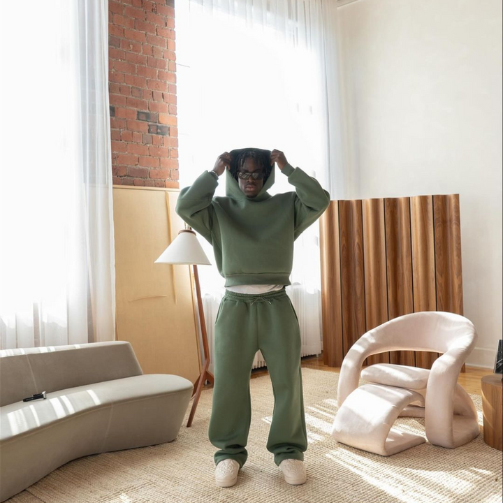 Men’s Casual Two-Piece Set | Relaxed Hoodie & Pants Outfit