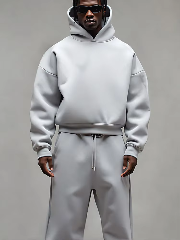 Men’s Casual Two-Piece Set | Relaxed Hoodie & Pants Outfit