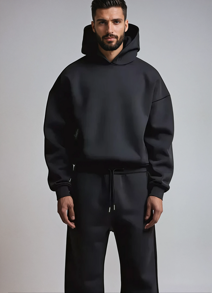 Men’s Casual Two-Piece Set | Relaxed Hoodie & Pants Outfit