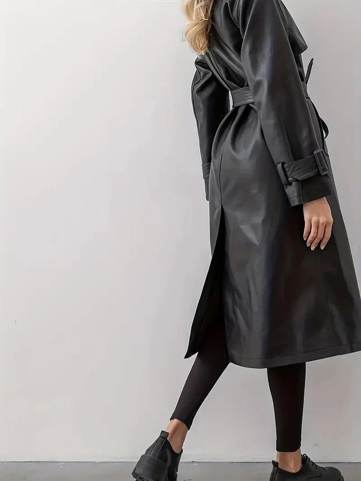 Women’s Winter Trench Coat with Belt