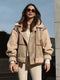 Women’s Oversized Faux Suede & Faux Fur Coat