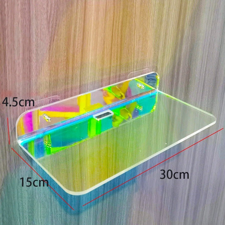 Vestin | Floating Acrylic Wall Shelf for Bathroom