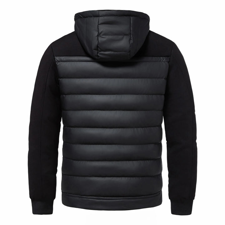Men’s Black Hooded Cardigan Jacket