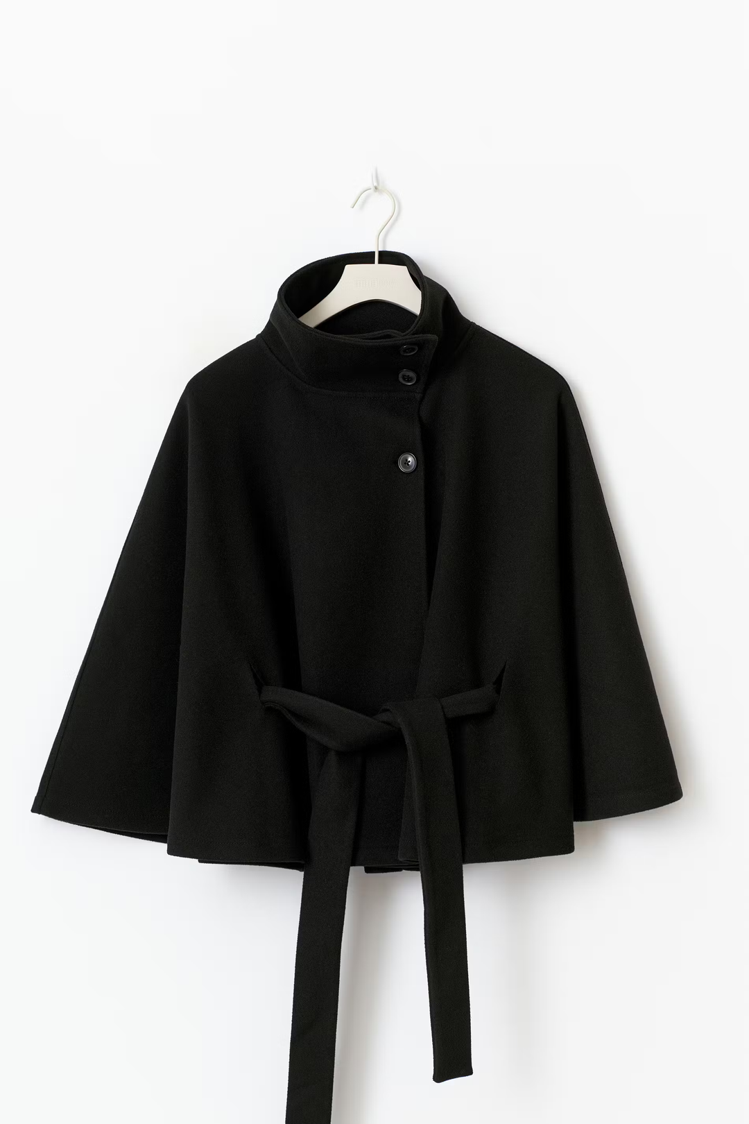 Women’s High-Collar Belted Coat | Elegant Winter Overcoat