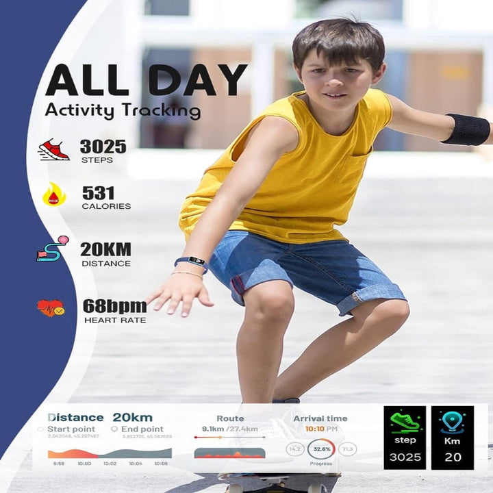 Wren | Pro Slim Fitness Tracker for Kids