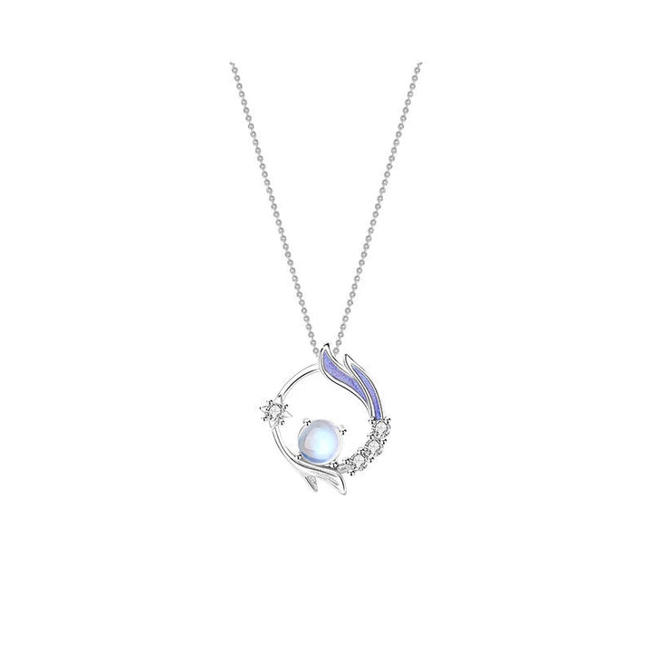 Moonstone Silver Necklace