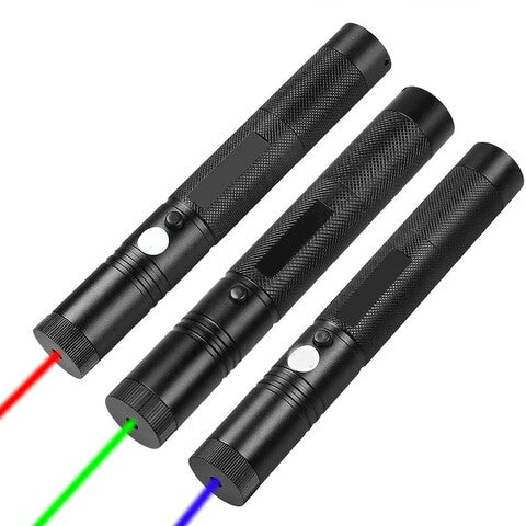 Powerful Long-Range Laser Pointer | Green & Red Beam Light