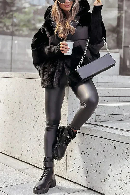 Women’s Oversized Multicolour Winter Jacket