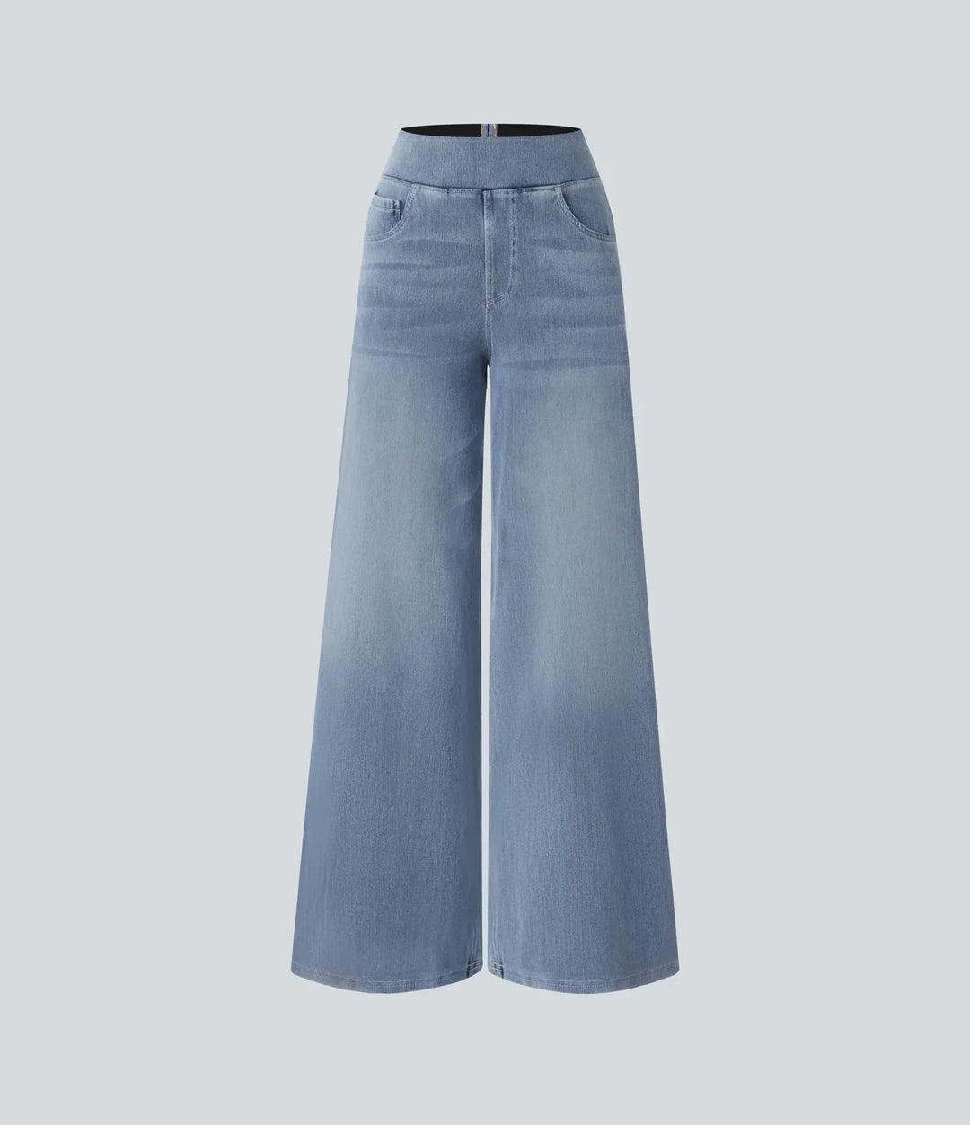 High-Waist Elastic Comfort Pants for Women