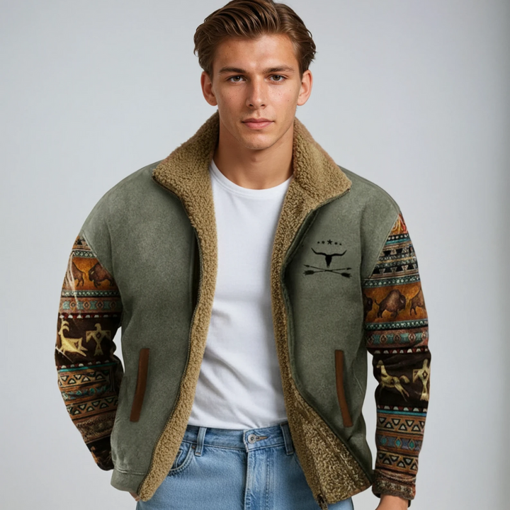 Men’s Vintage Lined Jacket | Warm, Durable Vintage Outdoor Coat