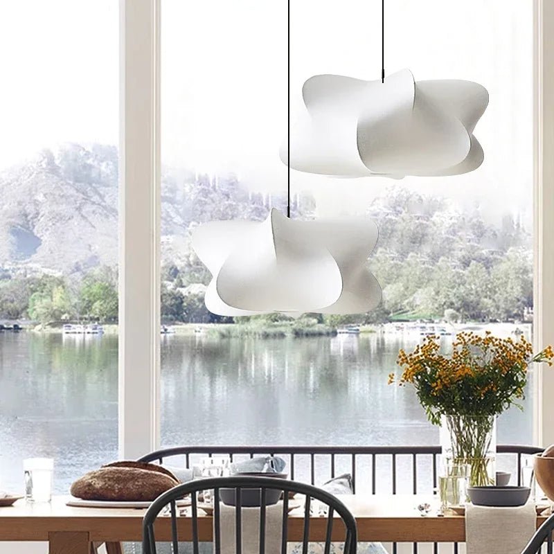 Meltor | Handmade Silk Hanging Light with Timeless Imperfection