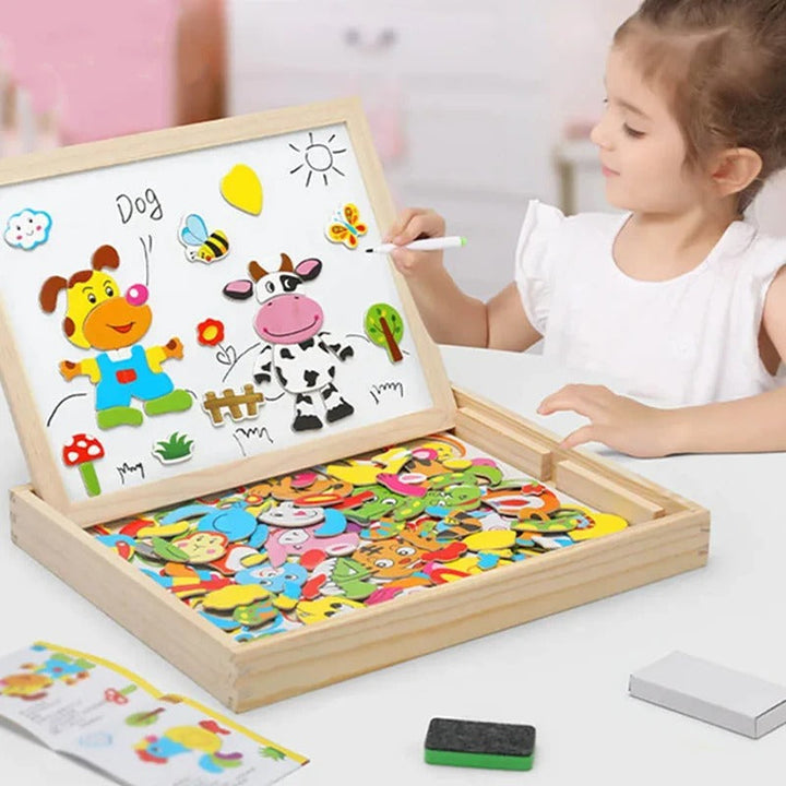 Dual-Sided Educational Toy for Toddlers & Kids