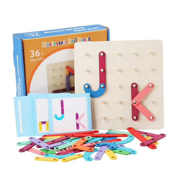 Interactive Bulletin Board | Montessori-Inspired Pattern-Making Toy