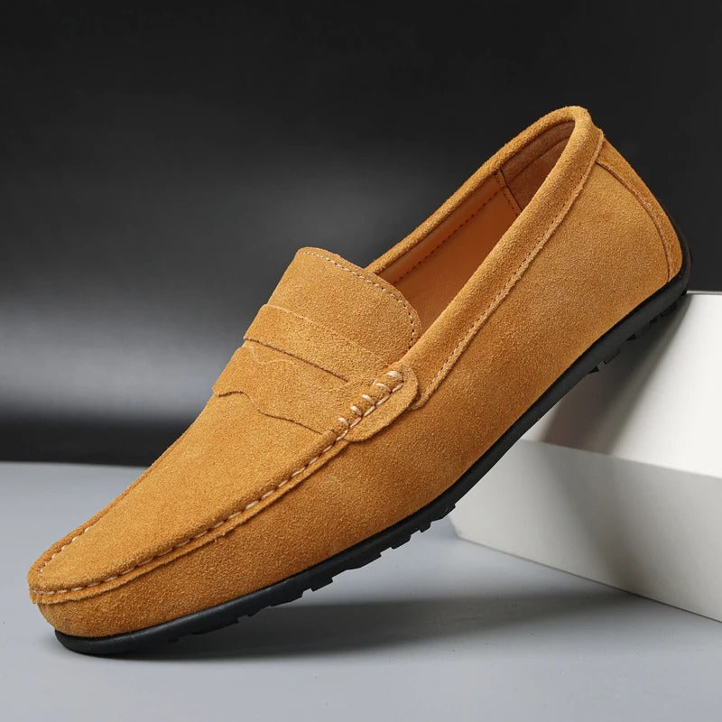Men’s Suede Style Loafers | Casual-Smart Shoes