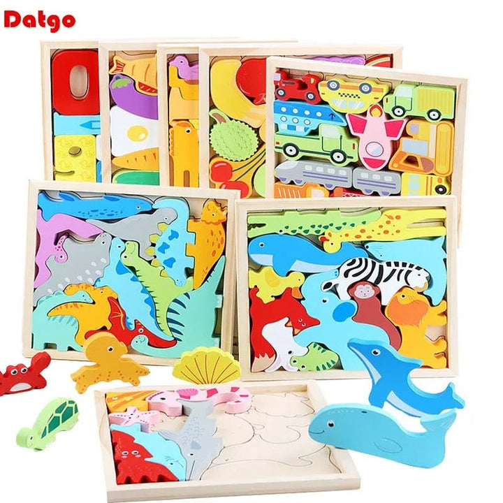 Shape Sorting Frame Puzzle for Toddlers