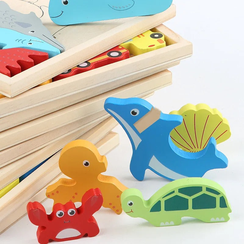 Shape Sorting Frame Puzzle for Toddlers