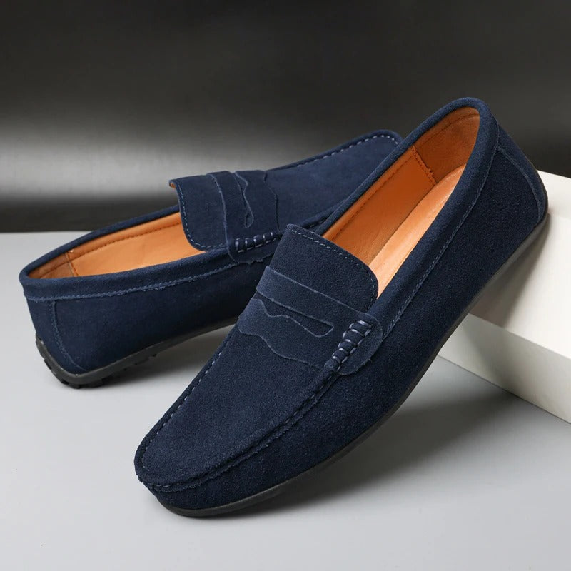Men’s Suede Style Loafers | Casual-Smart Shoes