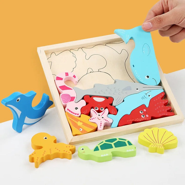 Shape Sorting Frame Puzzle for Toddlers