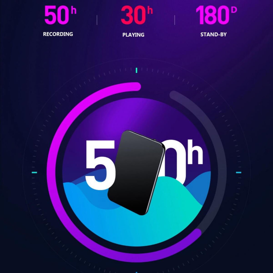 Mini Voice Recorder | Ultra Slim Digital Audio Dictaphon