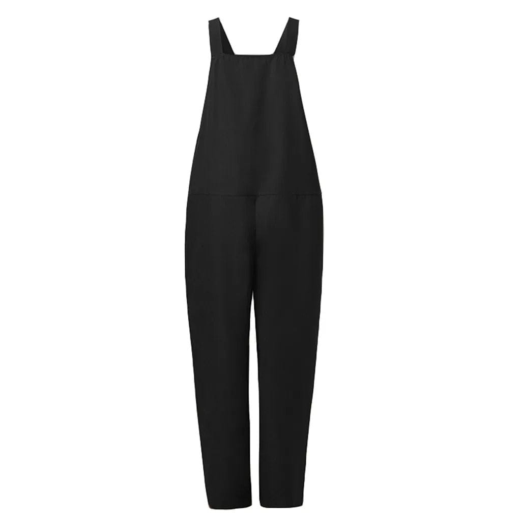 Thalia | Women's Relaxed Fit Cotton Linen Jumpsuit