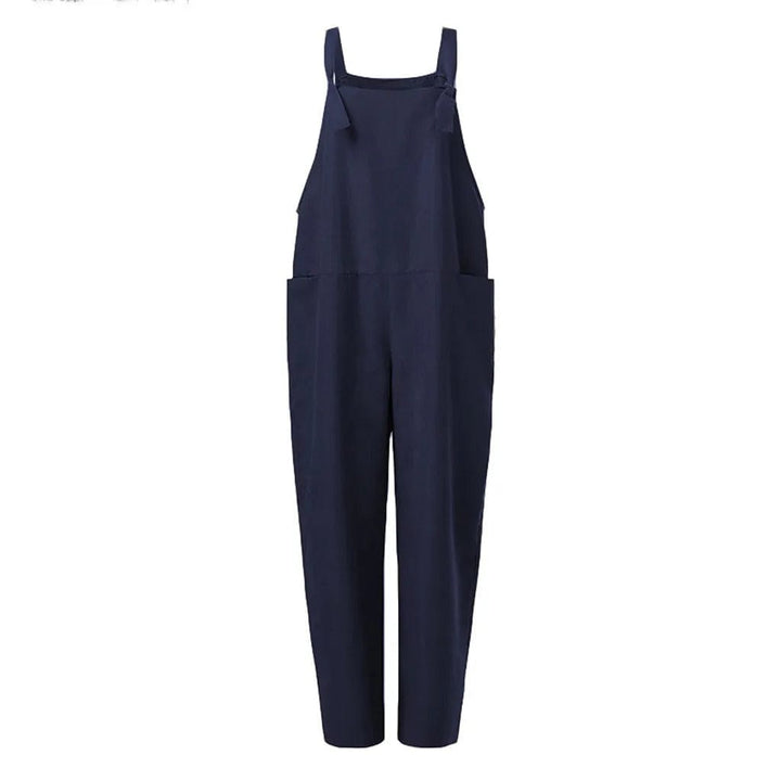 Thalia | Women's Relaxed Fit Cotton Linen Jumpsuit