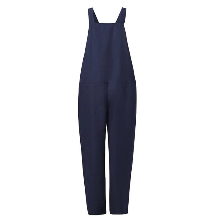 Thalia | Women's Relaxed Fit Cotton Linen Jumpsuit