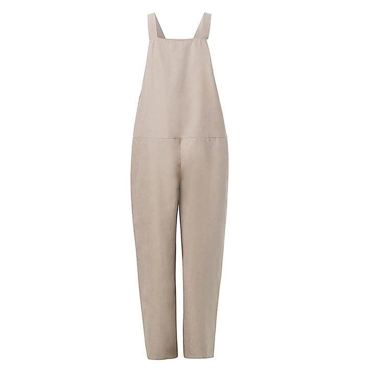Thalia | Women's Relaxed Fit Cotton Linen Jumpsuit