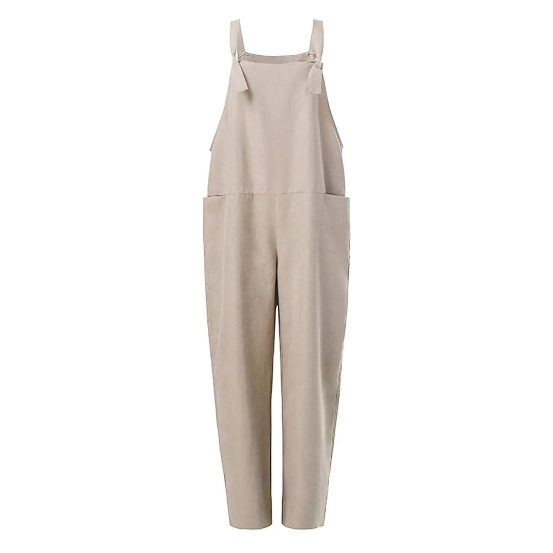 Thalia | Women's Relaxed Fit Cotton Linen Jumpsuit