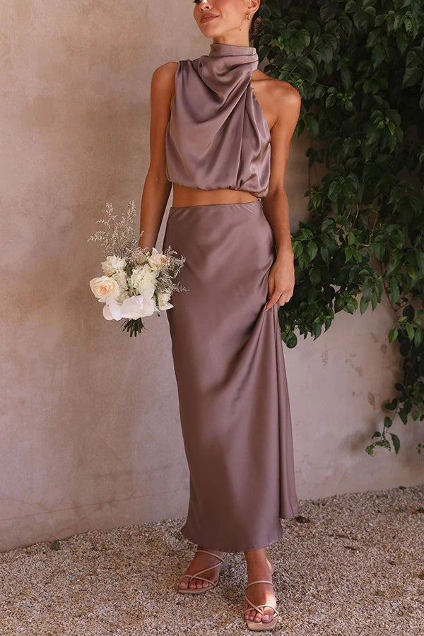 Velira | Satin Two-Piece Set for Women