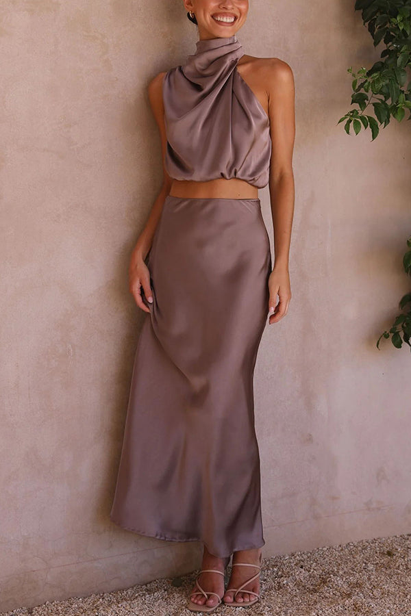 Velira | Satin Two-Piece Set for Women