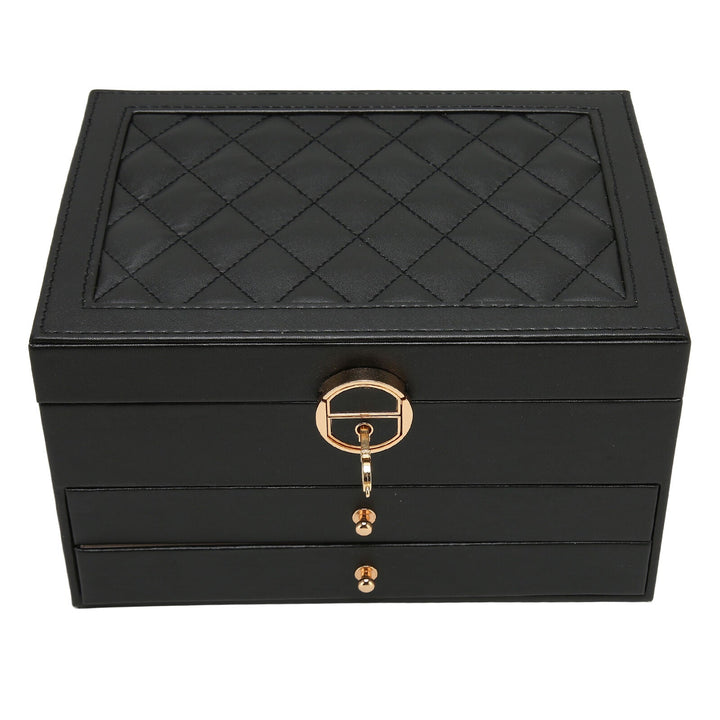 Multilayer Leather Jewellery Box | Elegant & Secure Storage