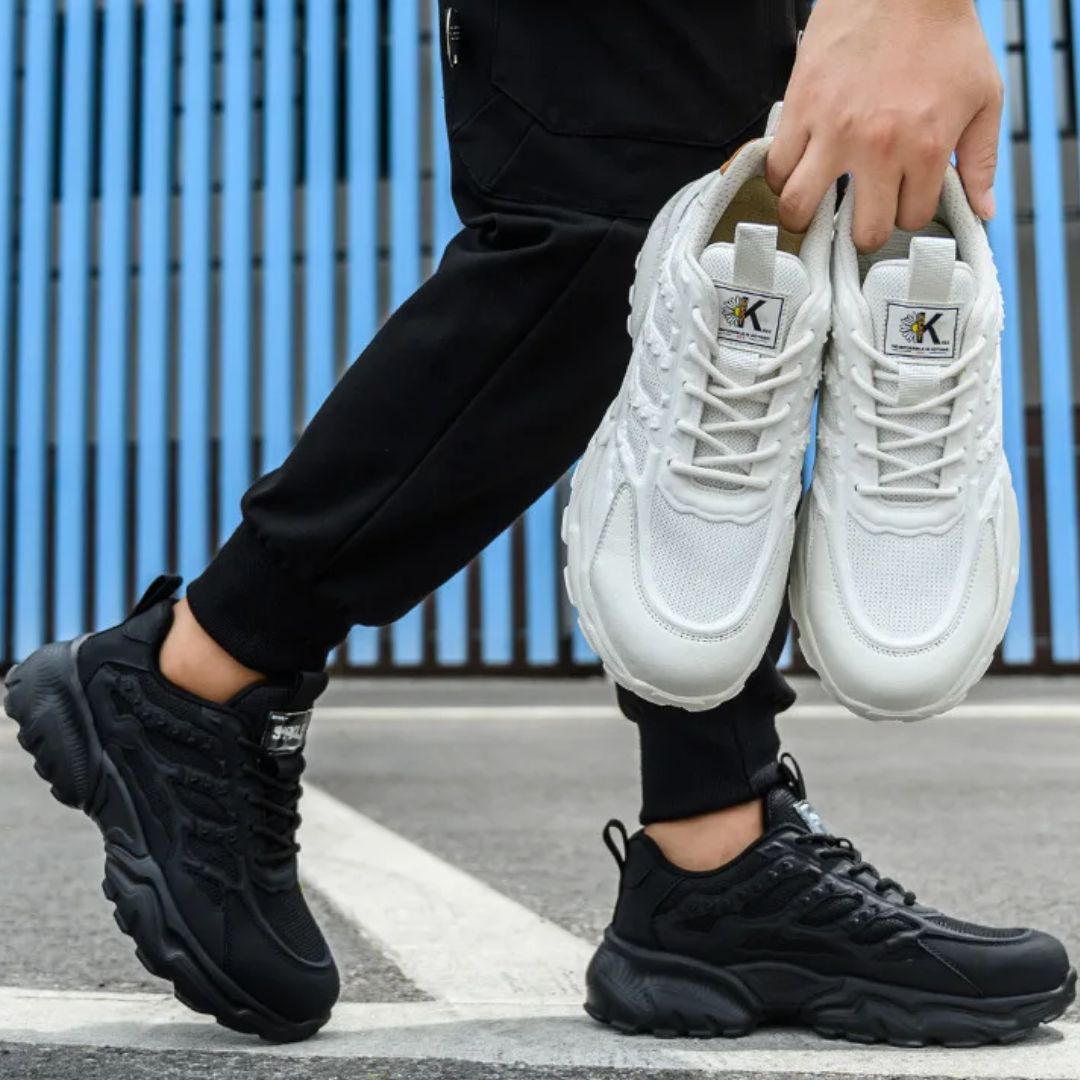 Comfortable Work Shoes with Safety Features | Men's Steel Toe Sneakers