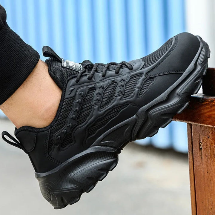 Comfortable Work Shoes with Safety Features | Men's Steel Toe Sneakers