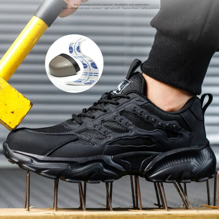 Comfortable Work Shoes with Safety Features | Men's Steel Toe Sneakers