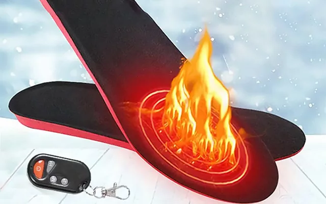 Wireless Rechargeable Heated Shoe Insoles | Electric Foot Warmers