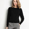 Women’s Round-Neck Cashmere Blend Sweater