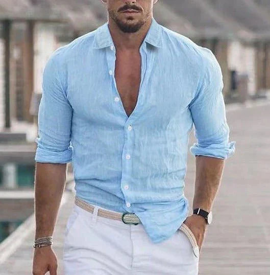 Pedro | Men's Linen Shirt