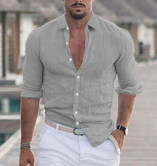 Pedro | Men's Linen Shirt