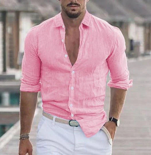 Pedro | Men's Linen Shirt