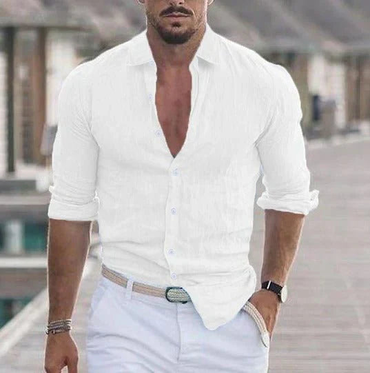 Pedro | Men's Linen Shirt